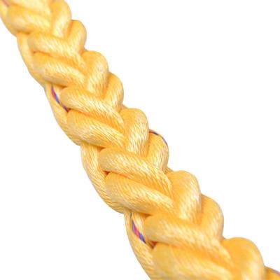 China High quality mooring /marine 8 strands polyolefin fiber danline rope for towing 64mm for sale