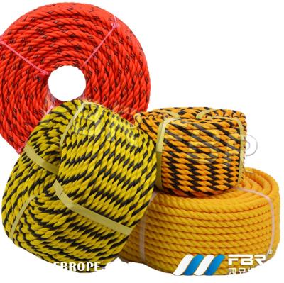 China Fishing PE Rope 3 Strands Fishing Line 4 Strands Polyethylene Twist Rope for sale