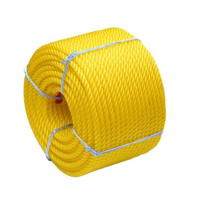 China RAPID BREAKER PE ROPE 3 Strand Polyethylene Rope Packaging Twist Fishing Rope for sale