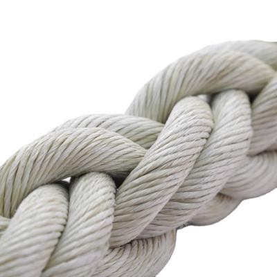 China Offshore Fish Farming 8 Strands PP Danline For Sea Farming Ocean Fishing Rope 64mm Apricot Color for sale