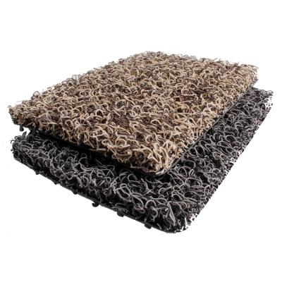 China Outdoor Economic Shoes Cleaning Carpet PVC Carpet With Nail Backing for sale