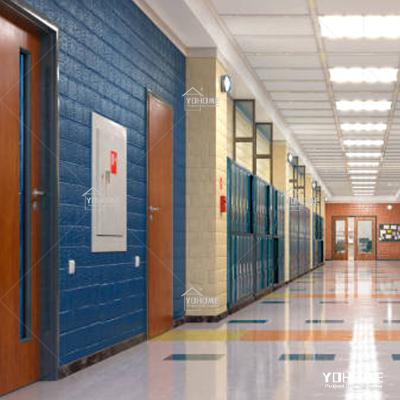 China Fire protection china top project manufacturer custom made high quality hpl door school wooden doors and windows fire proof wooden school doors for sale