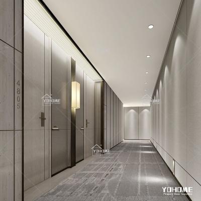 China Interior Doors Hotel Rooms Flush Invisible Doors Latest Design Fire Protection China Top Project Door Manufacturer for sale