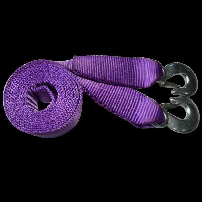 China Tow Dolly Basket Strap For Road Recovery Truck Boat Car Vehicle Recovery Towing Auto Car Tow Rope Fold Polyester Strap for sale