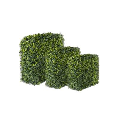 China Wholesale Outdoor Decorative Wall Countryside Garden Hedge Artificial Boxwood Panels for sale