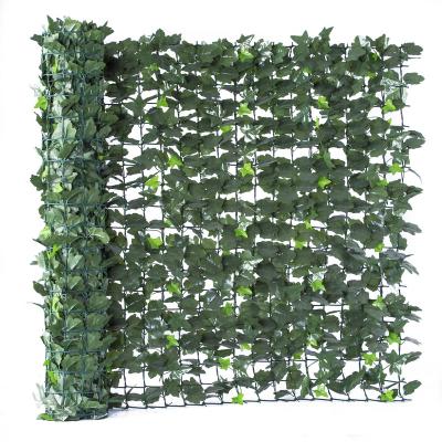 China Easily assembled artificial fence of all weather resistant green leaf with the use of wire or garden ties for sale