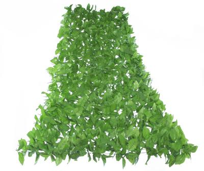 China Eco - Friendly School Outdoor Decoration Park Yard Garden Artificial Rose Leaves Fence for sale