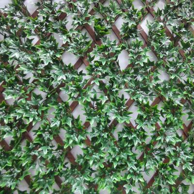 China Special Design Layers Easily Assembled Artificial Green Leaves Three Garden PVC Trellis for sale