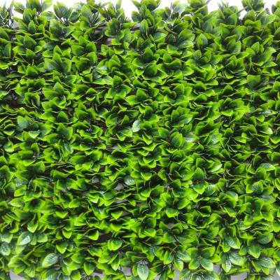 China Easily Assembled High Quality Greenery Hedge Expanding Fake Leaves Privacy PVC Trellis Fence For Outdoor Decoration for sale