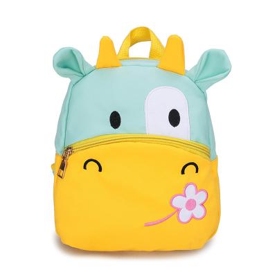 China Small Size Girl Cute Modern Style Canvas Bag Cute Kids School Backpacks for sale