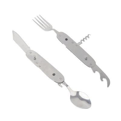 China High Quality Non-variable Spoon Fork Foldable Knife For Outdoor Camping for sale