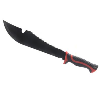 China Injection Outdoor Double Handle Knife Outdoor Camping Hunting Knife Survival Tools for sale