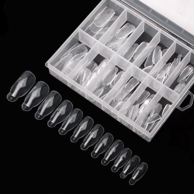 China Wholesale 120 Eco-friendly Materials /box Extend Diamond Nail Builder Nail Tips Style for sale