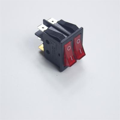 China On-of/self-locking/latching Niufulai KCD3 15A 125VAC ON-OFF black mini waterproof rocker switch for sale