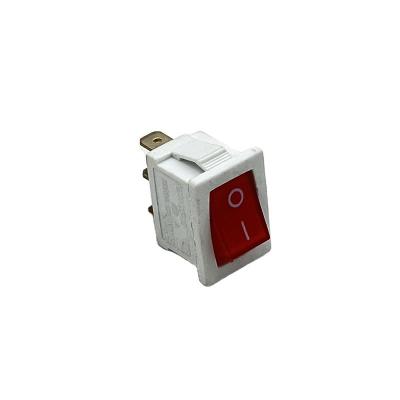 China Pin 3 ON OFF Mini Max Red Button Rocker Switch Color Rating Chips High Quality Origin T125 Kcd1-b5 ROHS for sale