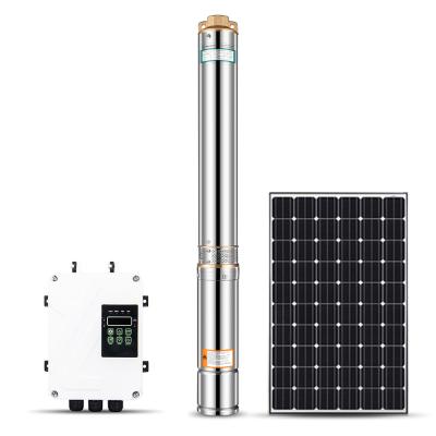 China Other Deep Well 2 Submersible Pump DC Inch Dia Solar Panel Power Water Pump For Plant for sale