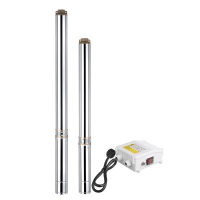 China Buildings 220V AC Home Use Commercial Submersible Pumps 2hp Deep Well Submersible Water Pump High Lift for sale