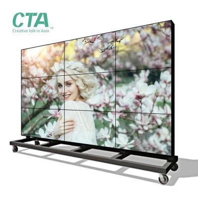 China Video Wall 55 Inch 2x2/3x3/4x4 Ultra Narrow Bezel 3.5mm 500 Nit LCD Video Wall for sale