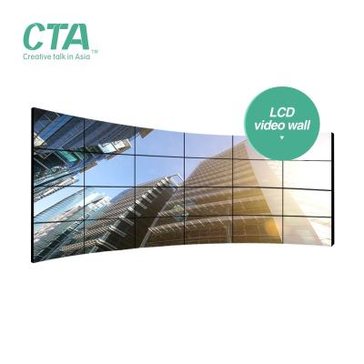 China Fashion Indoor Design LED Curved Video Wall Screen Panel 1x3 2x2 4x6 With Controller for sale