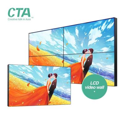 China Indoor Hot Selling 2x2 2x3 LCD Video Wall Mounted Wall With Video Wall Controller for sale