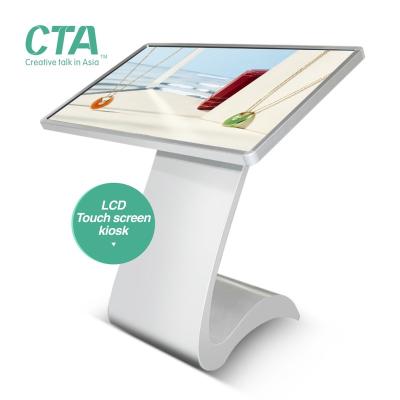 China 49 inch indoor advertising digital signage kiosk with touch screen and server software for sale