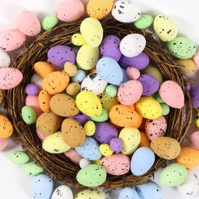 China Simulation Indoor Egg Decoration Foam Eggs Easter Decor Spotted Easter Eggs for sale