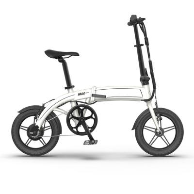 China City Folding Ebike 350W Integrated Motor Electric Mini Foldable Bike 14 Inch City Tire 36V E Cross Bike for sale