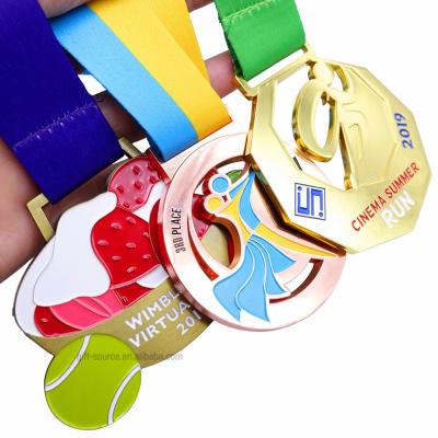 China China authority certification of 2021 hot sale custom casting sport medals/volleyball medals/gymnastics BVCE medals, award medallion for sale