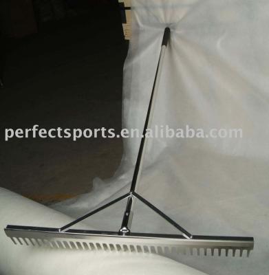 China Aluminum Twig Rake Hand Lawn Rake for sale