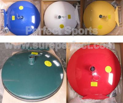 China Portable Steel Volleyball Match Steel Base Red Green Yellow Blue White Color for sale