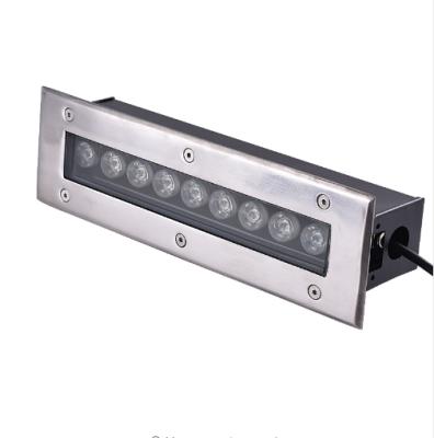 China Stainless Steel High Power 7w Rectangle Led Underground Light Outdoor Linear Led Underground Light for sale