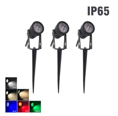 China LANDSCAPE Waterproof Landscape Led Lawn Spot Light IP65 Spike Light 3w Outdoor Led Garden Lamp 12V 220V for sale