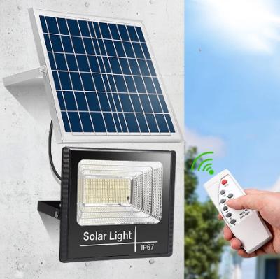 China 200W LANDSCAPE Outdoor Sun Light Battery Solar Lamp Sensor Garden LED Light Solar Street Wall Led Light For Street Garden for sale