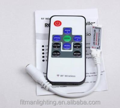 China RF RGB Controller, Wireless RF LED Remote Controller for RGB 5050/3528 LED Strip Lights FT-RG-RGB Controller for sale