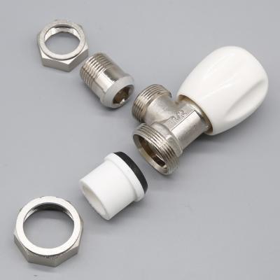 China ST.lawrence manufacture price energy saving radiator angle valve set on sale for sale