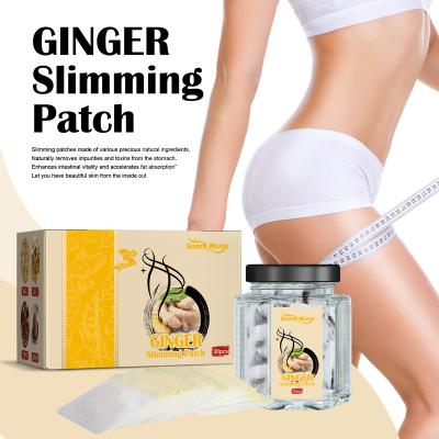 China Apply Ginger Slimming Patch Body Shaping Slimming Stickers Fast Weight Loss Burning Fat Patches for sale