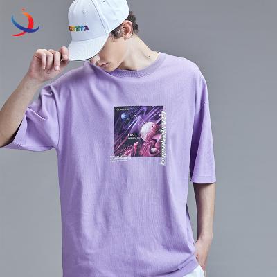 China Wholesale Anti-Pilling Men's Clothing Hip Hop T-shirt Men Anti-pilling Camisetas Hombre Private Label for sale