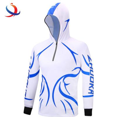 China Anti-pilling Anti-pilling Wear Custom UPF 50+ Polyester Sublimation Dry Fit Fishing Shirts OEM Private Label Long Sleeve Outdoor Sports T-shirt for sale