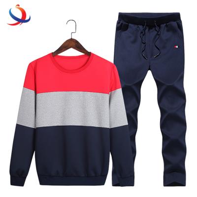 China Factory Anti-Shrink Autumn Clothing Anti-Shrink Custom 2 Piece Color Terry Cloth Long Sleeve Impact Sweatershirt and 100% Cotton Sweatpants OEM for sale