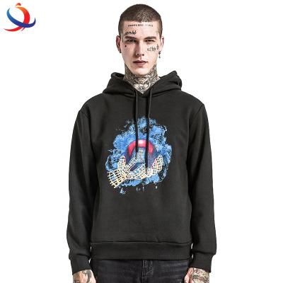 China OEM high quality popular men's clothing longsleeve sweatershirt hoodie anti-shrink anti-shrink for men print custom logo private wholesale for sale