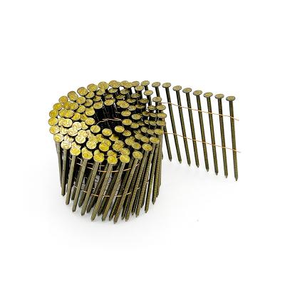 China Flat 15 Degree Cheap Prices Sales Q235 Wire Welding Coil  Epal Nails for sale