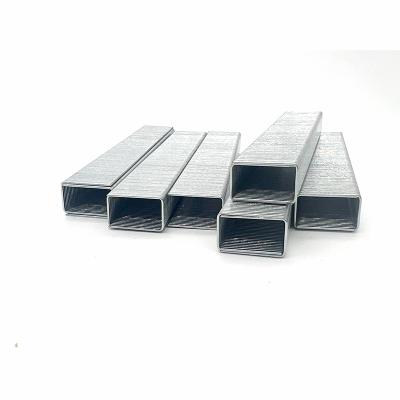 China Flat Manufacturers Selling 10J Series  Customized Galvanized Code Nail Pneumatic staple wire nail For Sofa for sale