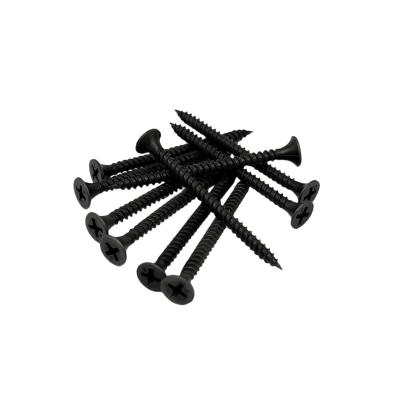 China Pan Phillips Bulge Head Phosphating Metric Black Nicked Plated Drywall Screw OEM Manufacturer for sale