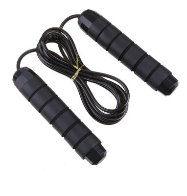 China Soft Foam/Steel Wire Lengthened Design Steel Wire Supporting Jump Jump Rope Adjustable Weighted Weighted Fitness for sale