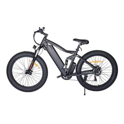 China Steel Stock 21 Speed ​​Fat Tire Mountain EBike Electric Bicycle Dropship from USA and EU for sale