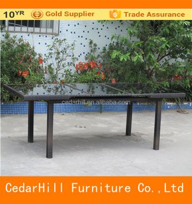 China 2016 extendable popular outdoor extendable dining table for sale