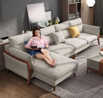 China Sectional Sofa Modern Living Room Furniture Fabric Sofa Sets for sale