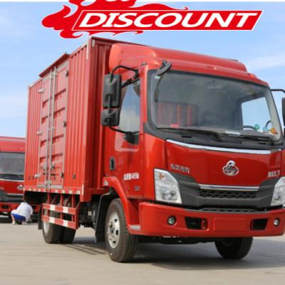 China Discount Chinese Dongfeng chenglong cargo box truck with 5 ton light truck for sale 6000*1950*2800 for sale