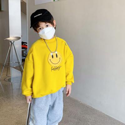 China Latest Kids Boys Clothing Breathable Sweater Printing Loose Crew Neck Kids Toddler Boy Long Sleeve Sweatshirt for sale