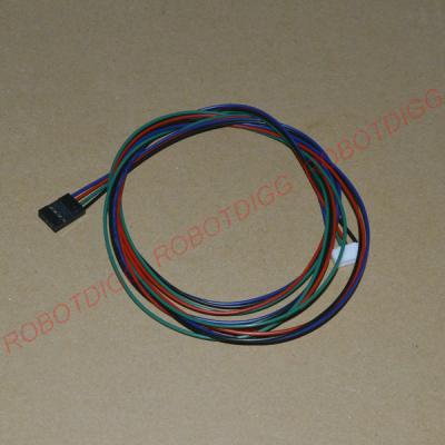 China Telecommunication 4pin 1M Long RobotDigg Stepper Motor Cables With Dupont Connector for sale